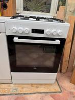 Beko FSM62320DWS 60cm - 4 gasbranders + 1 elektrische oven, Elektronische apparatuur, Fornuizen, Ophalen, Zo goed als nieuw, Elektrisch