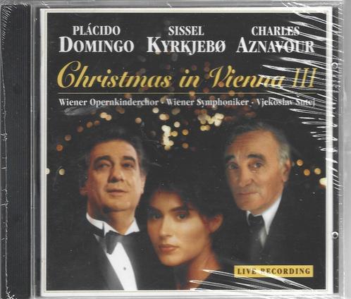 domingo , kyrkjebo , aznavour : christmas in vienna III, Cd's en Dvd's, Cd's | Kerst en Sinterklaas, Nieuw in verpakking, Kerst