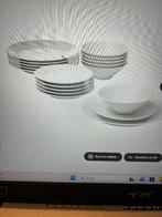 Service blanc, Huis en Inrichting, Keuken | Servies, Ophalen, Zo goed als nieuw, Effen, Porselein