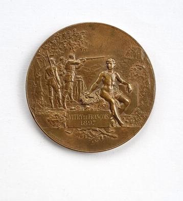 Vitry-le-François 1897 Henri Dubois / Antonin Mercié bronze