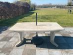 Tuintafel zoekt nieuw terras, Ophalen, Gebruikt, Vierkant, Kunststof
