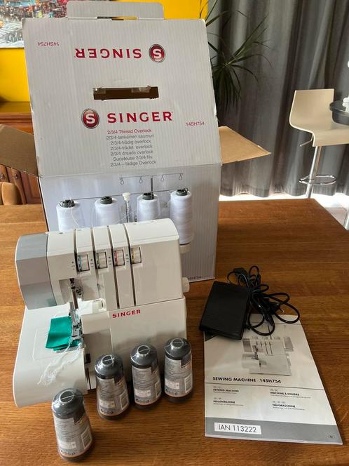 Singer 14SH754 sewing overlook neuve, Hobby en Vrije tijd, Naaimachines en Toebehoren, Nieuw, Lockmachine, Singer, Ophalen