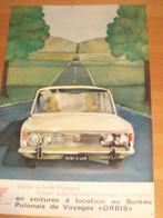 VTG oldtimer POLSKI FIAT affiche poster Avis Visitez Pologne, Ophalen of Verzenden