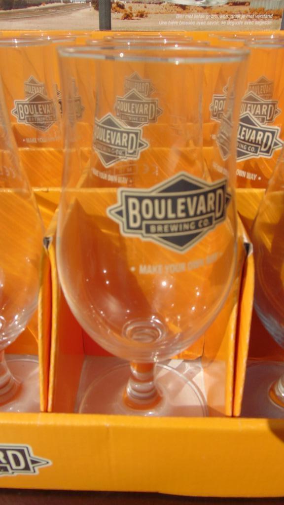 6 Glazen Boulevard ipa Nieuw, Verzamelen, Glas en Drinkglazen, Nieuw, Bierglas, Ophalen of Verzenden