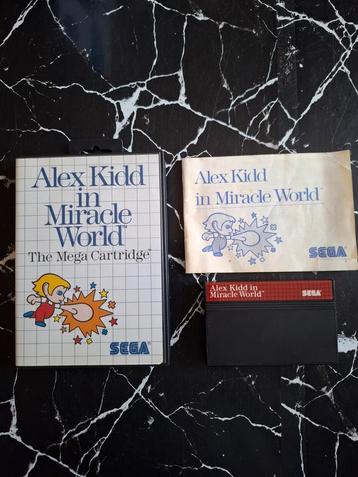 ZELDZAME Sega Master System-games in een doos! Alex Kidd in  beschikbaar voor biedingen