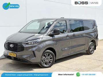 Ford Transit Custom 2.0 TDCI 136pk L2H1 Dubbele Cabine Dubbe, Auto's, Euro 6, 4 cilinders, 136 pk, 2500 kg