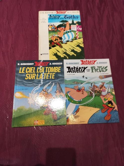 3 BD Astérix, Livres, BD, Utilisé, Enlèvement ou Envoi