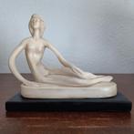 Art Deco beeld naakte vouw L.Toni., Ophalen of Verzenden