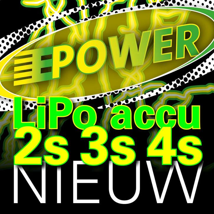 LiPo accu E-POWER 2s 3s 4s voor o.a. Traxxas vanaf €22, Hobby en Vrije tijd, Modelbouw | Radiografisch | Auto's, Nieuw, Elektro