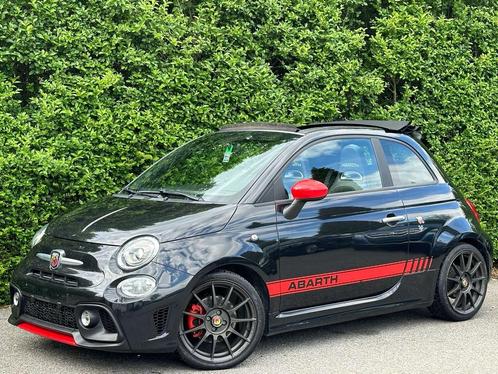Abarth 595 Turismo 1.4 T-Jet CABRIOLET+NAVI+AIRCO+CUIR+JANTE, Auto's, Abarth, Bedrijf, Te koop, ABS, Airbags, Airconditioning