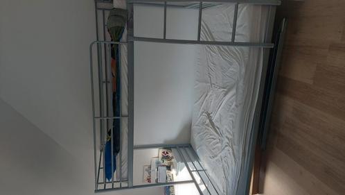 Ikea metaal stapelbed (zonder matras), Kinderen en Baby's, Kinderkamer | Bedden, Gebruikt, 180 cm of meer, 100 cm of meer, Hoogslaper of Stapelbed