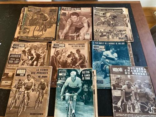 Miroir Sprint tijdschrift wielrennen Tour de France '50/60, Verzamelen, Sportartikelen en Voetbal, Gebruikt, Boek of Tijdschrift