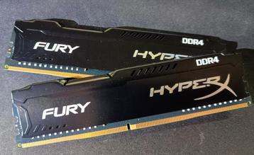 Kit RAM 16 Go (2x8 Go) – HyperX Fury DDR4 2666 MHz beschikbaar voor biedingen