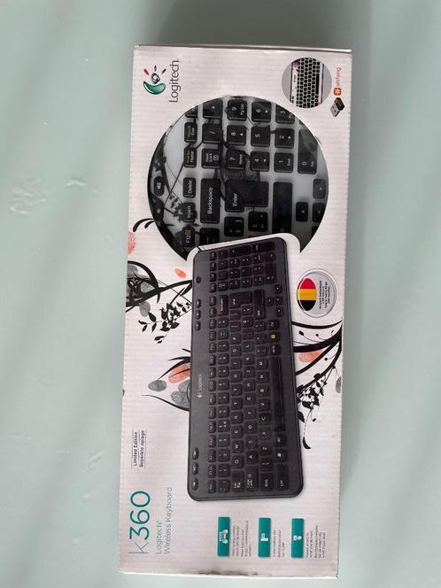 Logitech K360 toetsenbord - beperkte oplage (nieuw), Computers en Software, Toetsenborden, Nieuw, Azerty, Draadloos, Ophalen