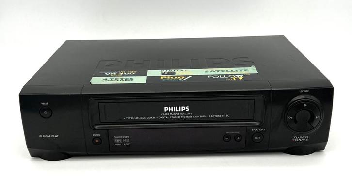 Philips VR400 Turbo Drive video recorder, Audio, Tv en Foto, Videospelers, Zo goed als nieuw, VHS-speler of -recorder, Ophalen of Verzenden