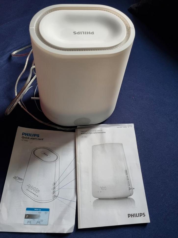 Philips zonsopgang-wake up wekker met vogel-/natuurgeluiden, Electroménager, Réveils, Comme neuf, Enlèvement ou Envoi