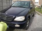 mercedes ml 270 cdi, Auto's, Mercedes-Benz, Automaat, Zwart, Lederen bekleding, Blauw