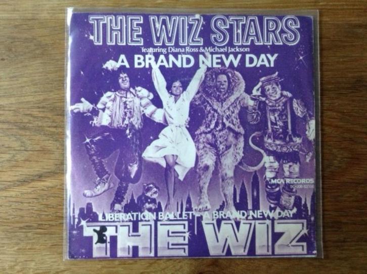 single the wiz stars feat. diana ross & michael jackson, Cd's en Dvd's, Vinyl Singles, Single, R&B en Soul, 7 inch, Ophalen of Verzenden