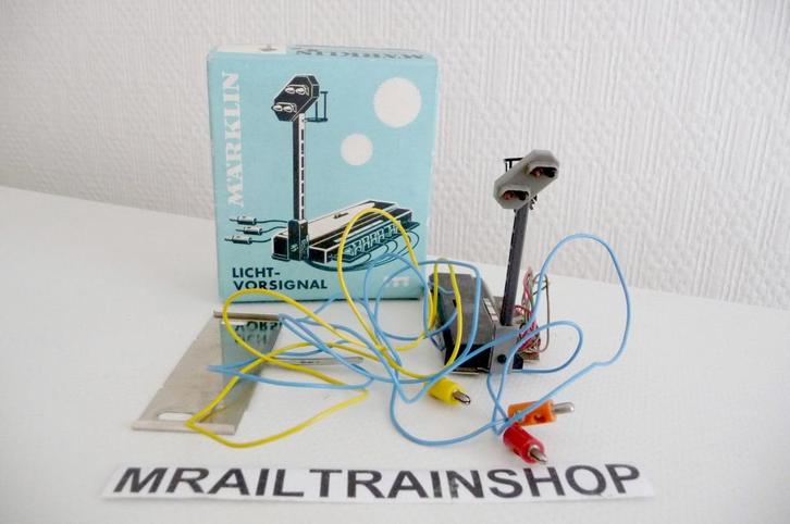 7238 MARKLIN HO-1 X SEMAPHORE/VOORSEIN/SIGNAL AVANCE, Hobby en Vrije tijd, Modeltreinen | H0, Zo goed als nieuw, Overige typen