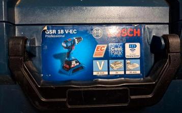 VISSEUSE BOSCH GSR 18 V-EC PROFESSIONAL, Enlèvement, Utilisé, Perceuse, Vitesse variable
