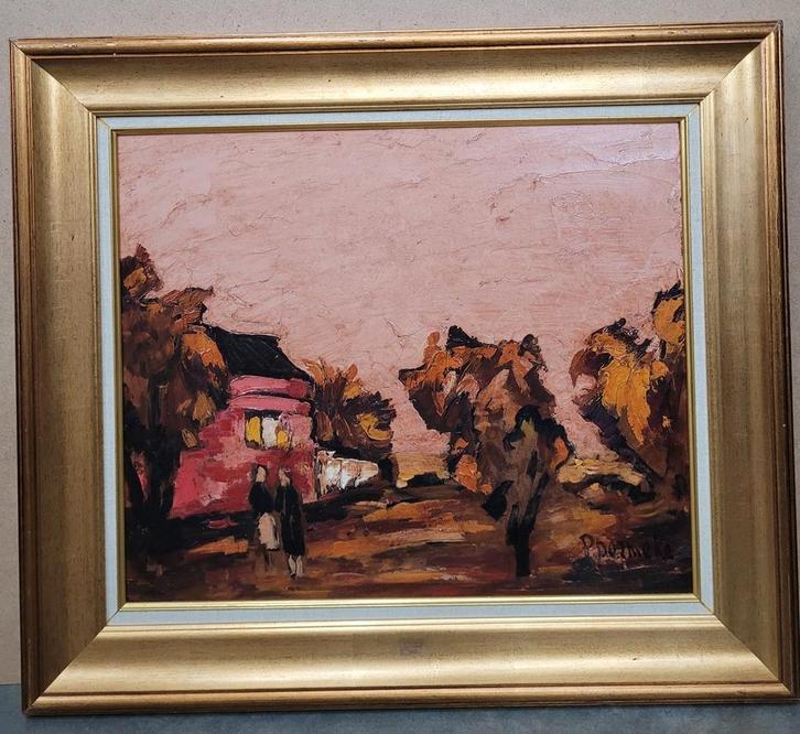 Paul PERMEKE,  het gesprek, Antiek en Kunst, Kunst | Schilderijen | Klassiek, Ophalen of Verzenden
