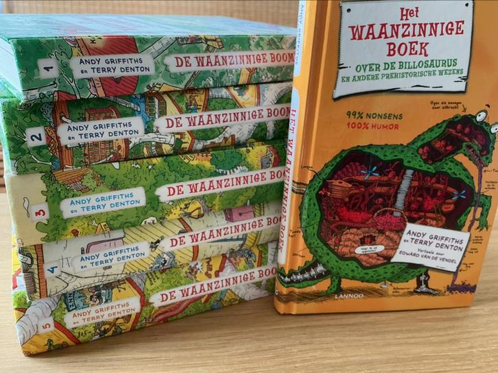Terry Denton - De waanzinnige boomhut 1+2+3+4+5+ extra boek, Boeken, Kinderboeken | Jeugd | onder 10 jaar, Gelezen, Ophalen