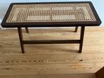 Banc d'intérieur en bois avec assise rotin H&M Home, Ophalen, Zo goed als nieuw, Riet of Rotan