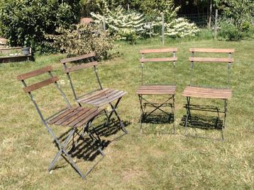Vintage bistro - terrasstoel plooibaar  beschikbaar voor biedingen
