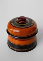 Houten Vintage Indische doos (Tikka, thee, specerijen?), Ophalen of Verzenden