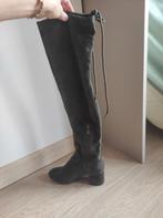 Elegante overknee laarzen met hakken, Ophalen of Verzenden, Zo goed als nieuw, Groen