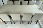 Eettafel & stoelen, Huis en Inrichting, Ophalen, Gebruikt, 100 tot 150 cm, Eikenhout
