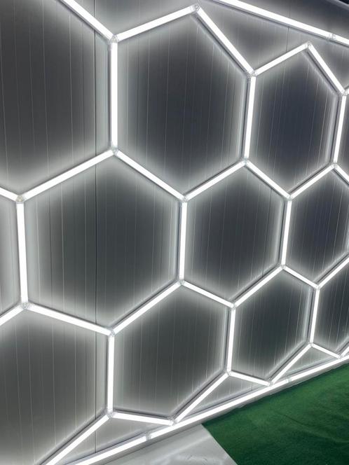 Nieuwe LED hexagon plafond/garage verlichting, Huis en Inrichting, Lampen | Overige, Nieuw, Ophalen