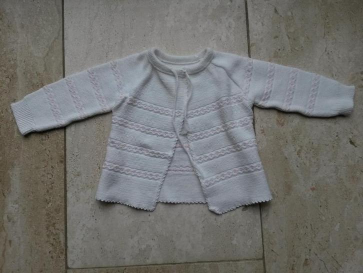 Retro vestje - maat 62/68, Kinderen en Baby's, Babykleding | Maat 62, Zo goed als nieuw, Meisje, Truitje of Vestje, Ophalen of Verzenden