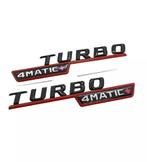 Mercedes-Benz Turbo 4matic+ Emblem Sticker Set, Ophalen of Verzenden
