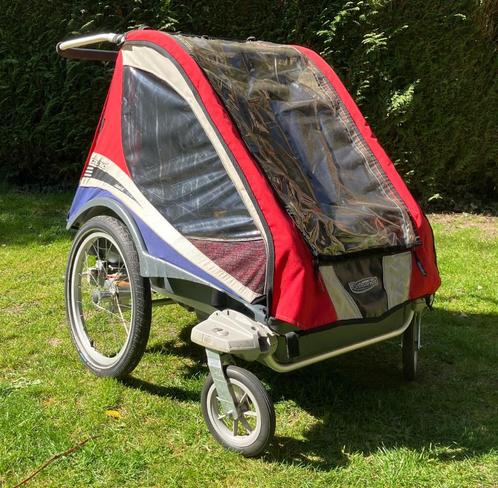 Chariot Captain XL fietskar voor 2 kinderen, Fietsen en Brommers, Fietsaccessoires | Aanhangwagens en Karren, Gebruikt, Kinderkar