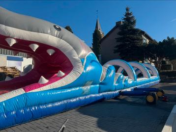 Shark run Springkussen buikschuifbaan te koop beschikbaar voor biedingen