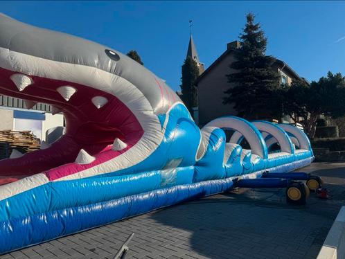 Shark run Springkussen buikschuifbaan te koop, Hobby en Vrije tijd, Feestartikelen | Verhuur, Ophalen