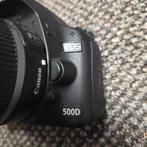 Canon EOS 500D + extra batterij, Audio, Tv en Foto, Fotocamera's Digitaal, Ophalen of Verzenden, Zo goed als nieuw, Canon