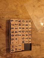 Stempel alfabet, cijfers en tekens, Hobby & Loisirs créatifs, Estampage, Enlèvement ou Envoi, Comme neuf