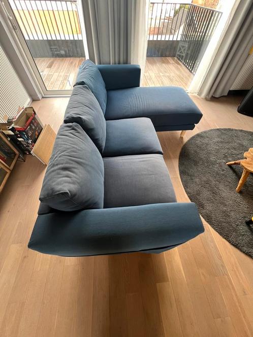IKEA 3-zit bank met chaise longue, Huis en Inrichting, Zetels | Zetels en Chaises Longues, Gebruikt, Ophalen