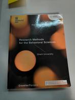 Research methods for the behavioral sciences, Boeken, Psychologie, Diverse auteurs, Overige onderwerpen, Ophalen, Gelezen