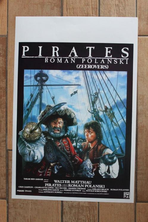 filmaffiche Roman Polanski Pirates filmposter, Verzamelen, Posters, Zo goed als nieuw, Film en Tv, A1 t/m A3, Rechthoekig Staand