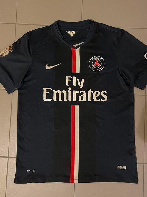 Origineel PSG Thuisshirt 2014 – Authentic Edition, Sport en Fitness, Voetbal, Ophalen