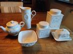 Decoratieve potjes porcelijn  6st, Antiek en Kunst, Curiosa en Brocante, Ophalen