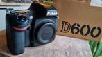 Nikon D600 full frame camera, TV, Hi-fi & Vidéo, Appareils photo numériques, Comme neuf, Enlèvement ou Envoi, Nikon