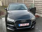 Audi A3 Cabrio S-Line, Auto's, Zwart, Cabriolet, Leder en Stof, Zwart