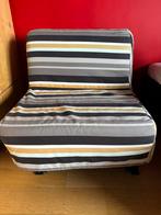 Canapé-lit, Une personne, Utilisé, 190 cm ou moins, Noir