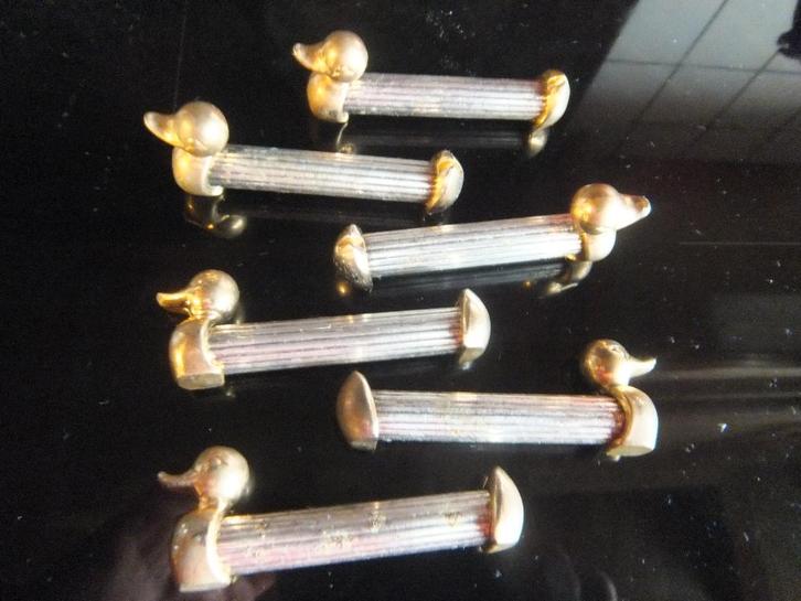 messenleggers, eend, Antiek en Kunst, Antiek | Keukengerei, Ophalen of Verzenden