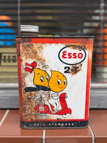 Esso 2 Takt Vespa scooter blik beschikbaar voor biedingen
