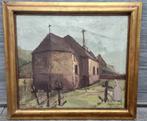 huile sur toile eglise signe j hammelath, Ophalen of Verzenden